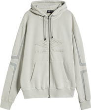 ◆UMBRO◆ Applique lettering fleece hooded jacket creamUO423 BOILER ROOM x Umbro Appliqué Zip Hoodie | Nordstrom