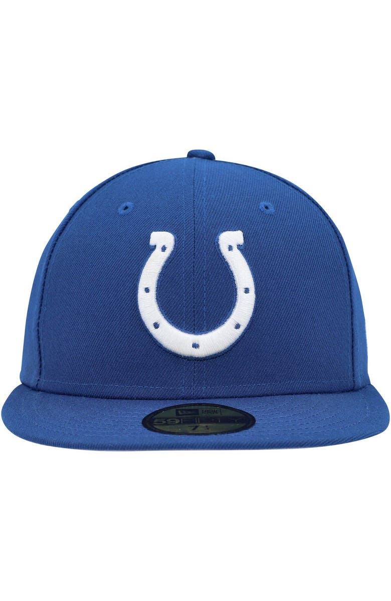New Era Men's New Era Royal Indianapolis Colts Team Basic 59FIFTY Fitted Hat, Alternate, color,