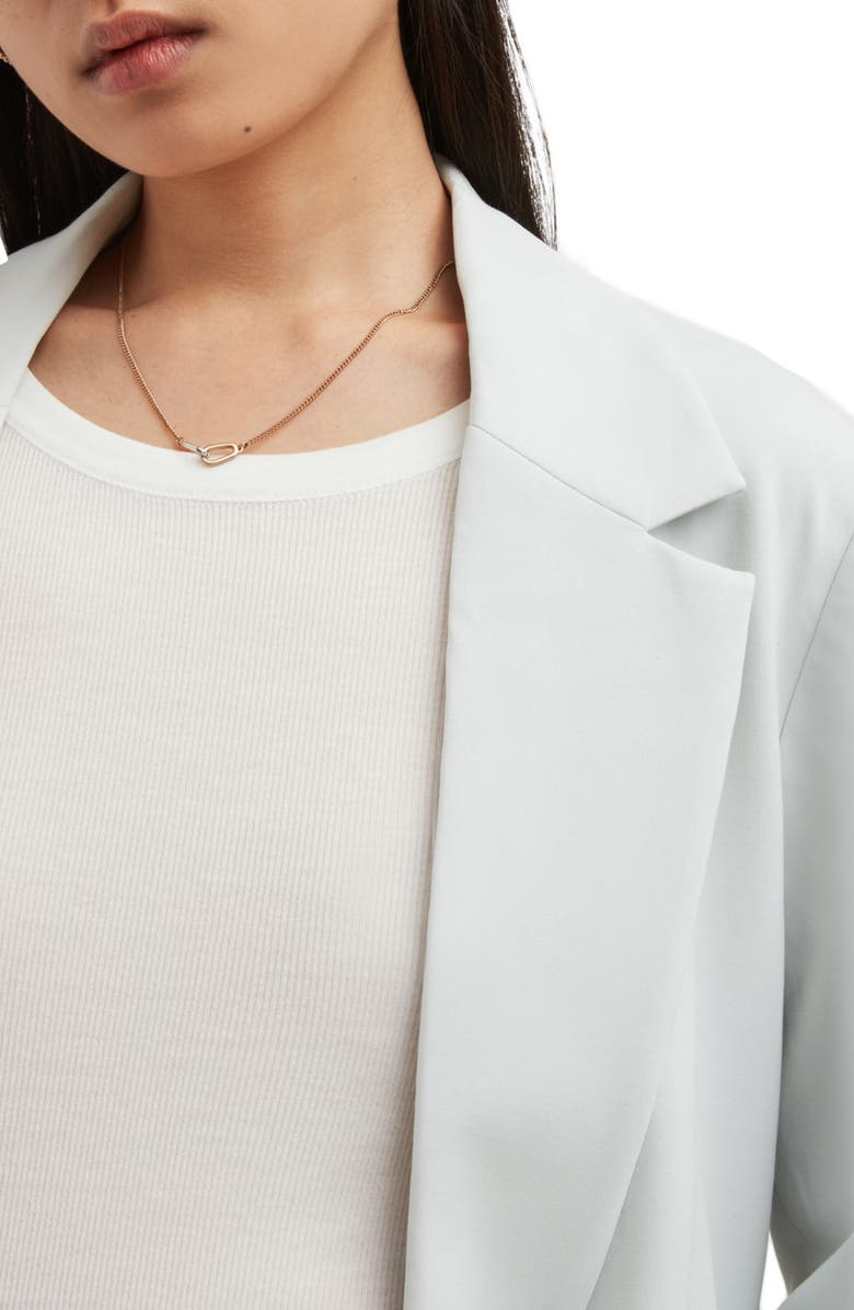 AllSaints Aleida Jersey Duster Coat, Alternate, color,