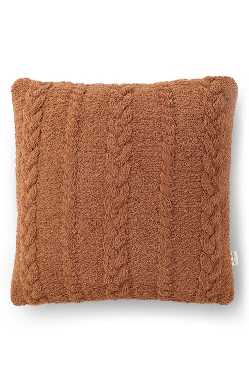 Sunday Citizen Braided Throw Pillow in Sienna 