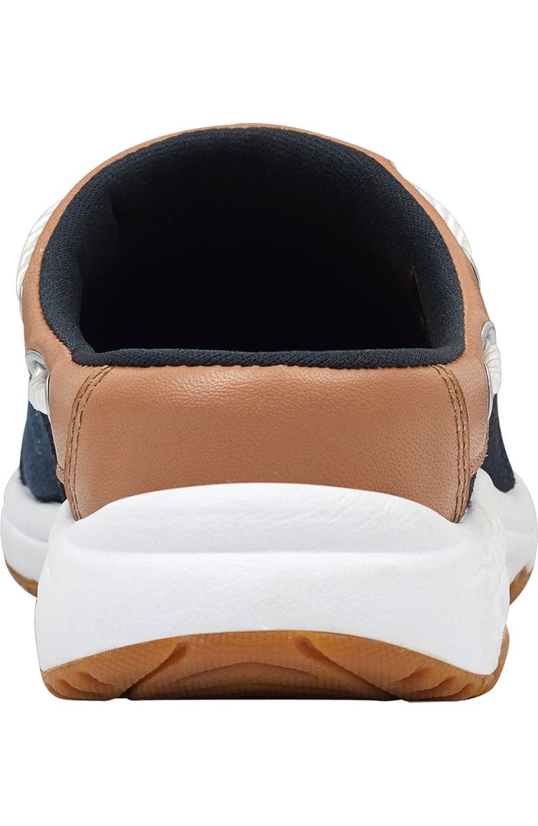 Easy Spirit Travelport Clog, Alternate, color, Navy Suede