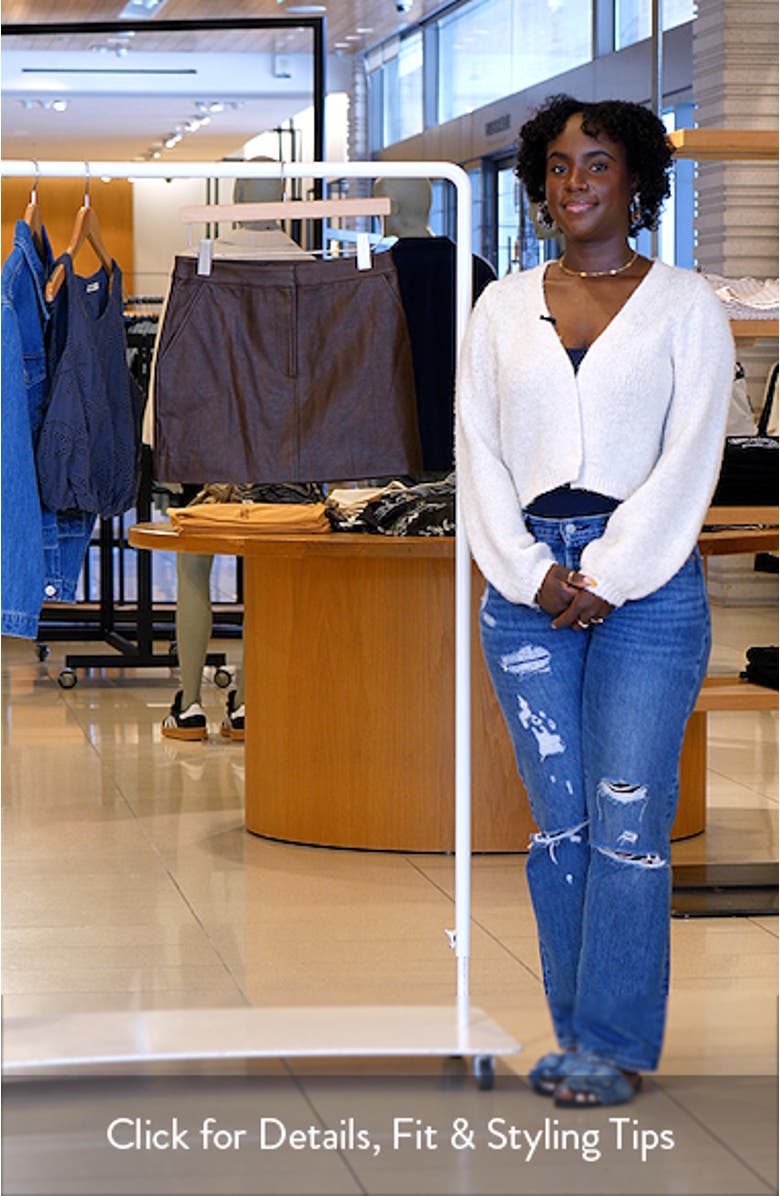 Faux Leather Miniskirt, sales video thumbnail