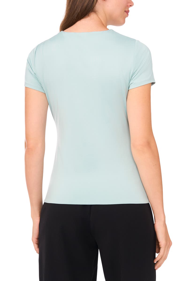 Halogen<sup>®</sup> Essential Compression T-Shirt, Alternate, color, Aqua Maligne