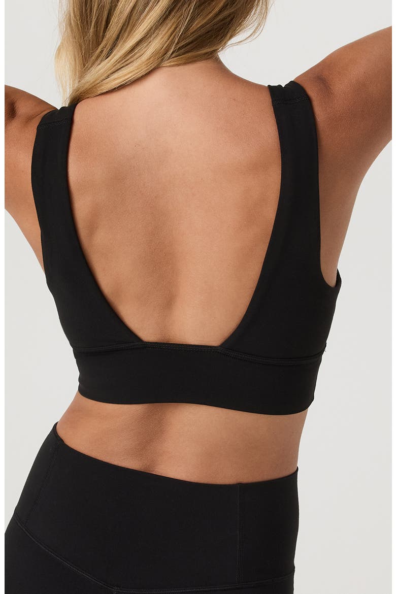 AllTheFeels™ Triangle Bra, Alternate, color, BLACK