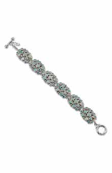 Cabochon Cluster Bracelet