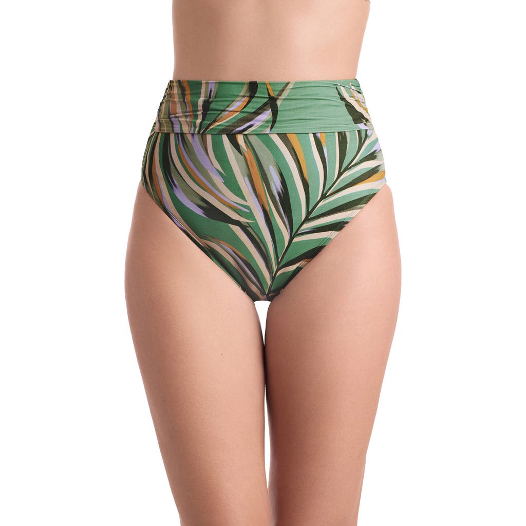 Mimi Flamingo Morgan High Waist Bikini Bottoms In Multi