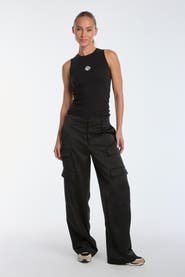 The Noli Shop Milan Satin Cargo Pant