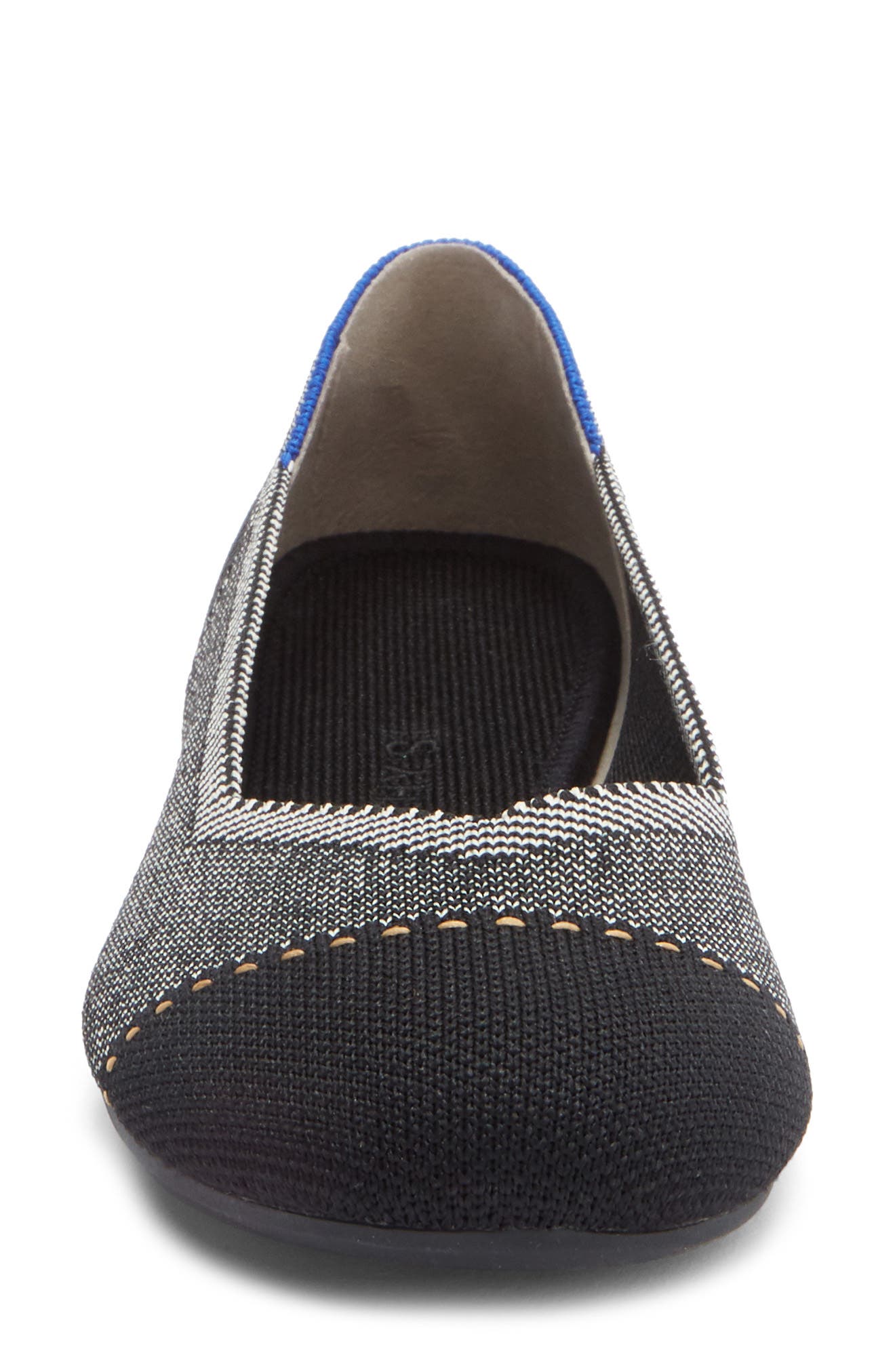 The Round Toe Flat, Alternate, color, GREY MIST CAPTOE