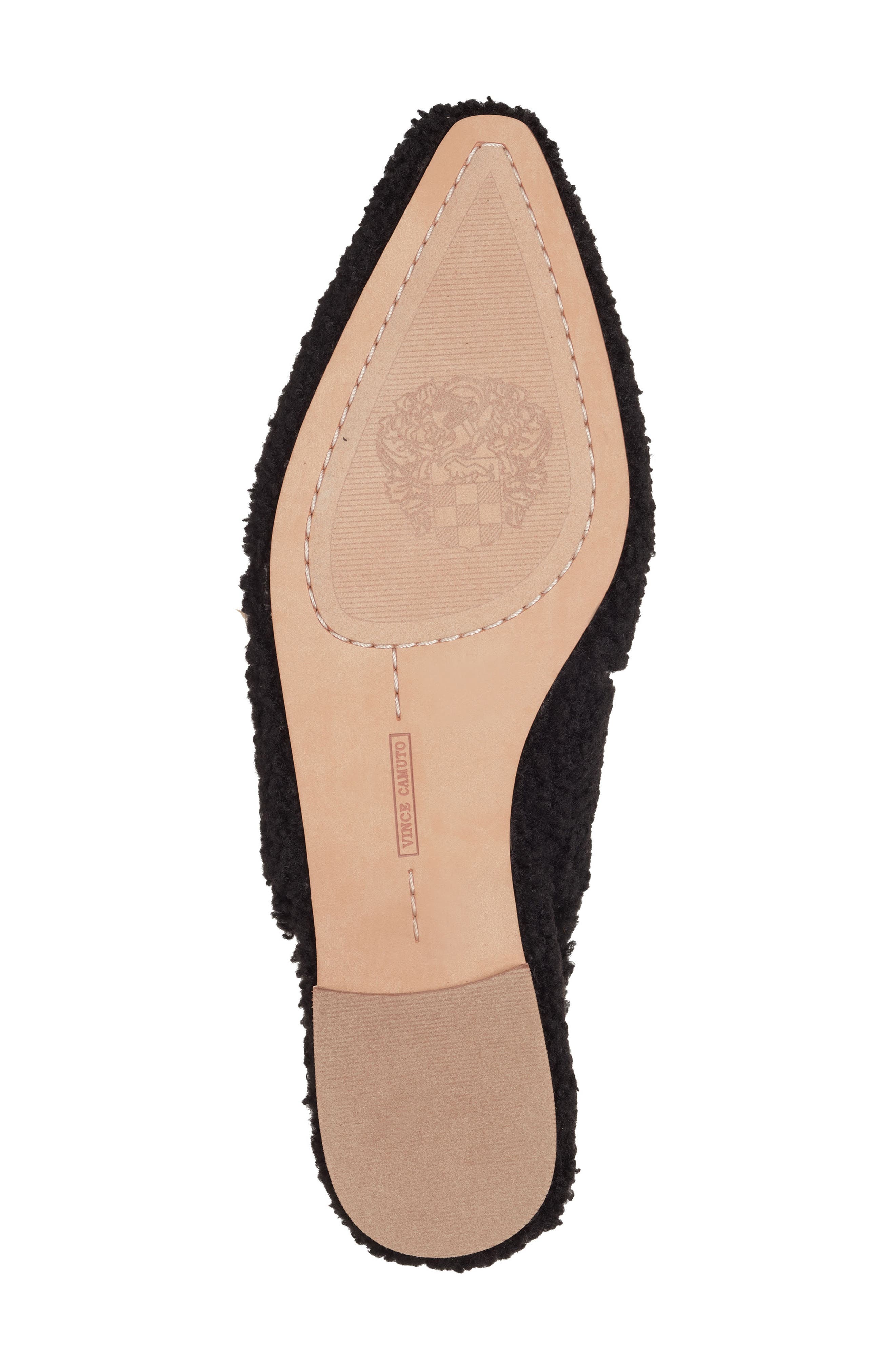 Vince Camuto Presnue Faux Shearling Slingback Flat, Alternate, color, 