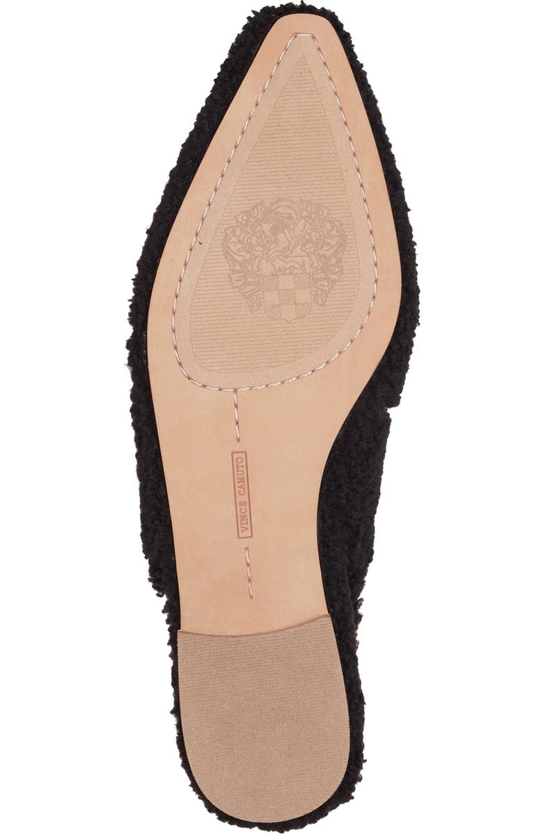 Vince Camuto Presnue Faux Shearling Slingback Flat, Alternate, color,