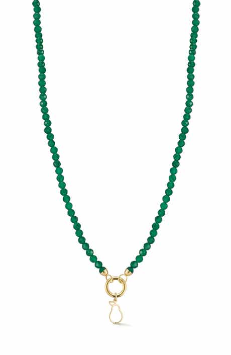 Ember Fine Jewelry 14K Yellow Gold Fruit Charm Beaded Necklace
