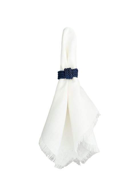 Nautical Rope Napkin Rings- Set of 4