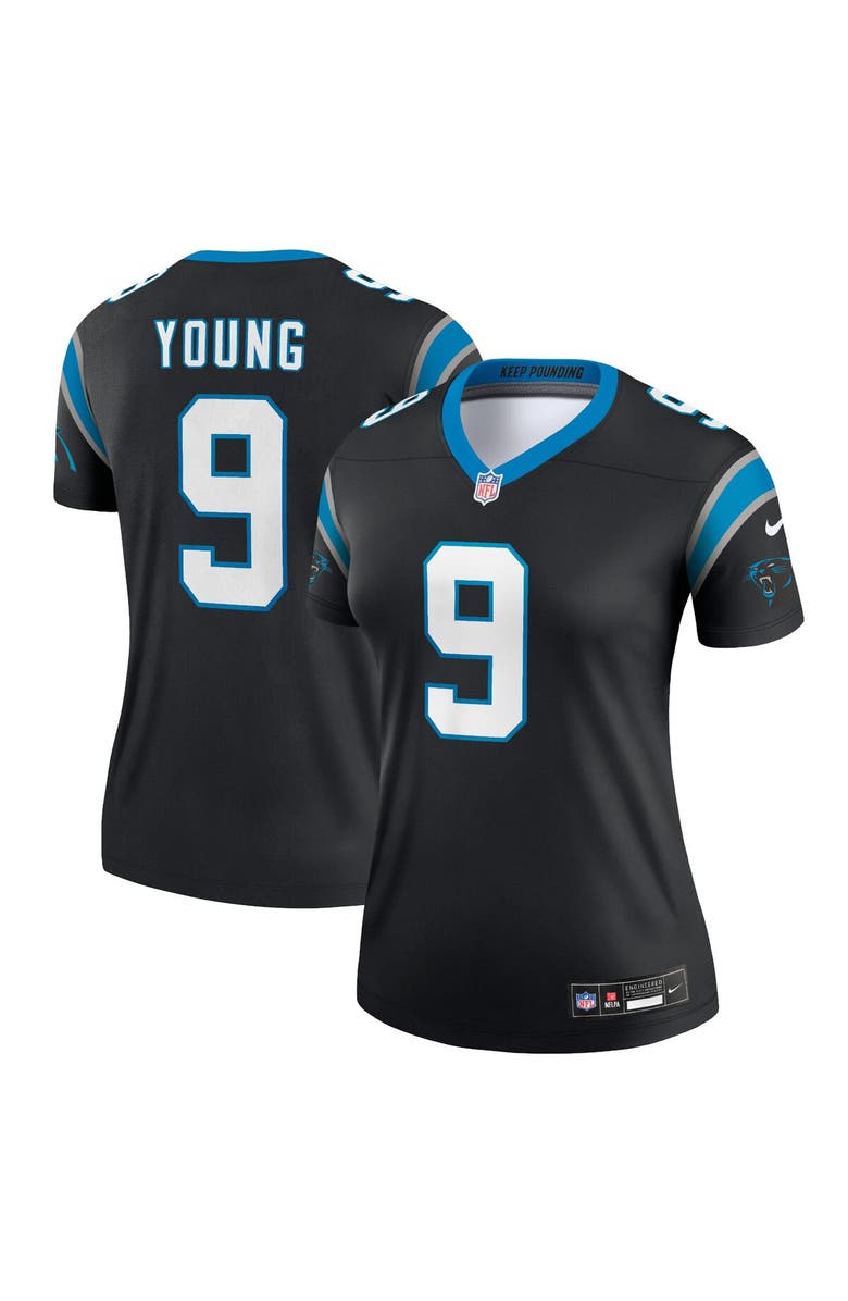 Nike Women's Nike Bryce Young  Black Carolina Panthers Legend Player Performance Top, Main, color, 