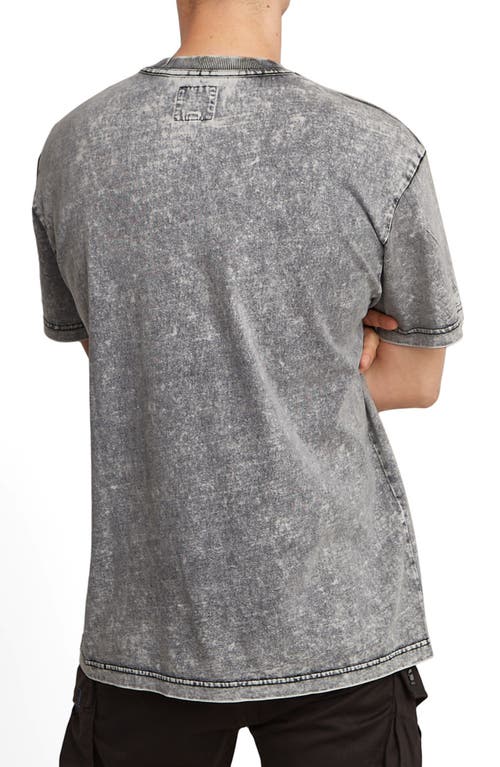 G-star Washed Loose Organic Cotton Logo T-shirt In Dark Black Nettuno