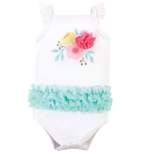 Little Treasure 3pk Sleeveless Bodysuits In Multi