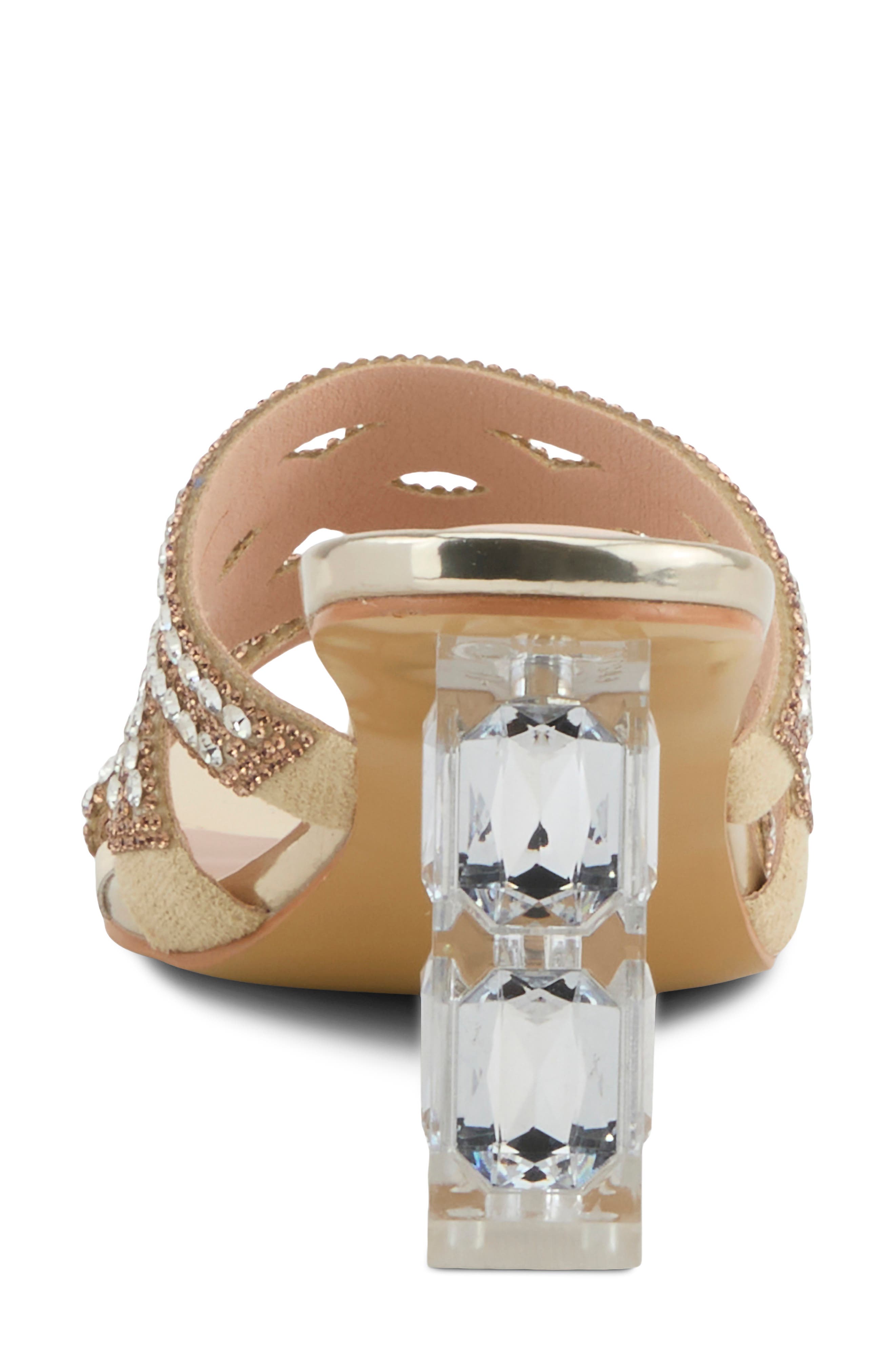 Knowles Crystal Sandal, Alternate, color, GOLD
