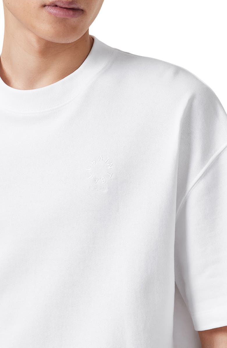 AllSaints Haven T-Shirt, Alternate, color, Optic White