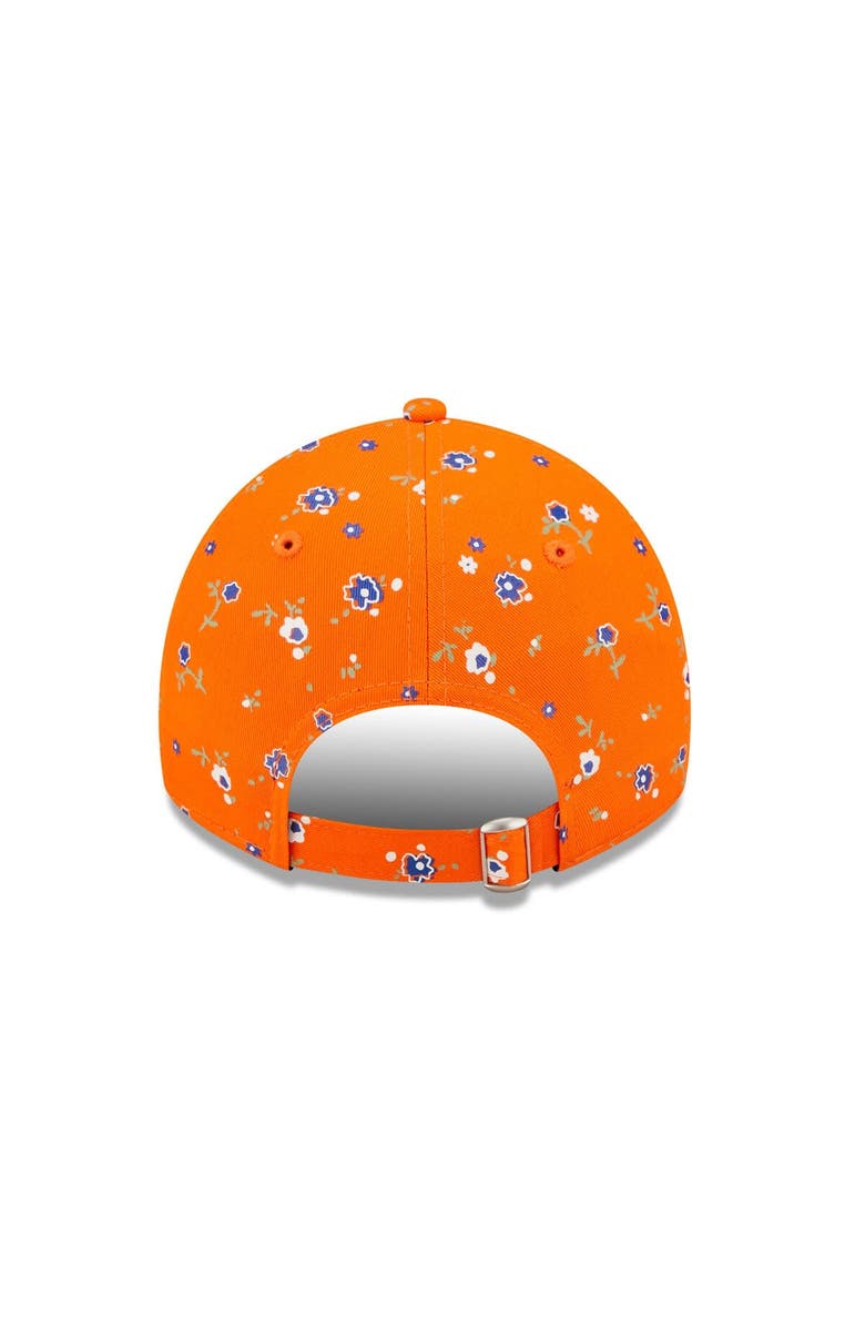 New Era Women's New Era Orange Denver Broncos  Floral 9TWENTY Adjustable Hat, Alternate, color, 