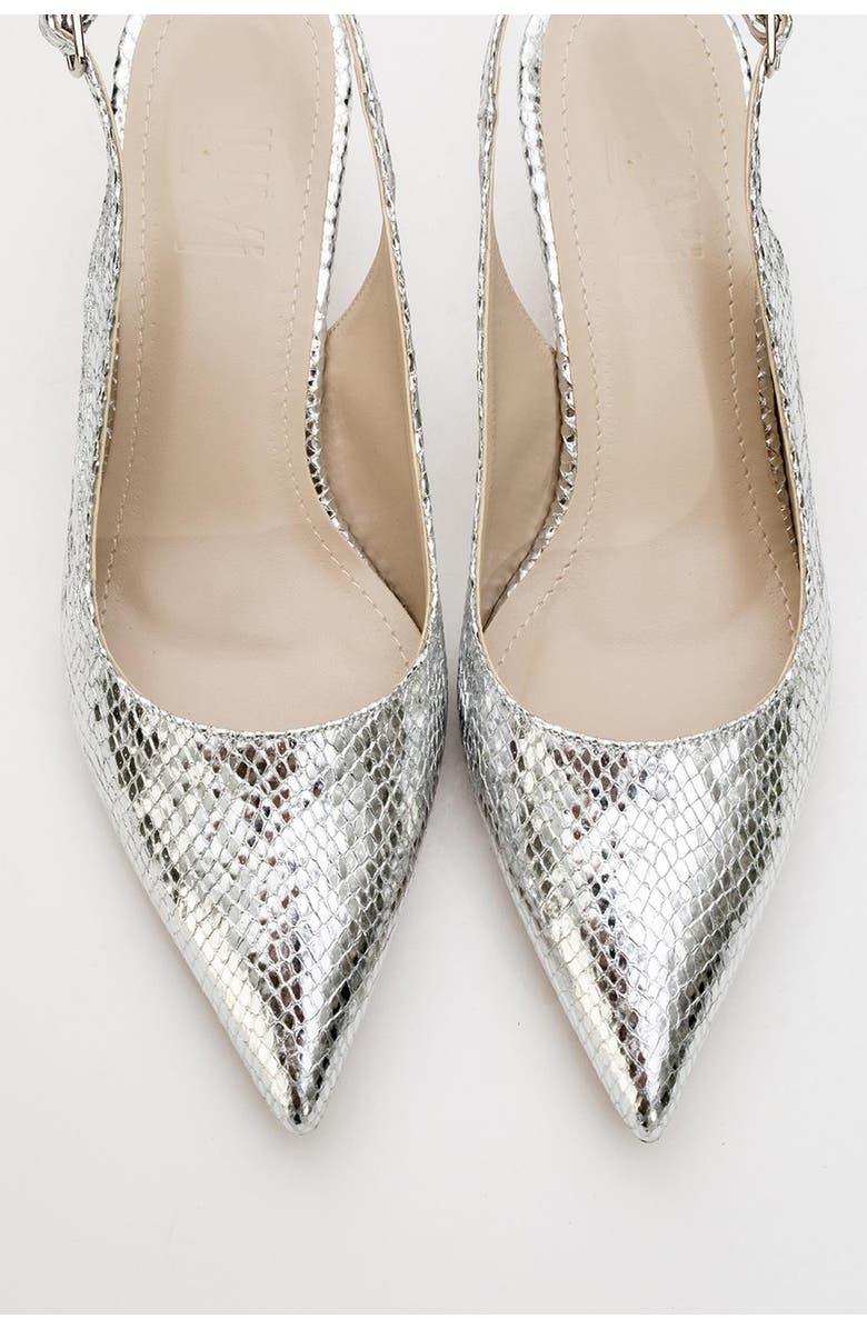 Prologue Shoes Value Pointed Toe Pump, Alternate, color, Silver