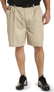 Reebok Big & Tall Golf Performance Pleated Shorts