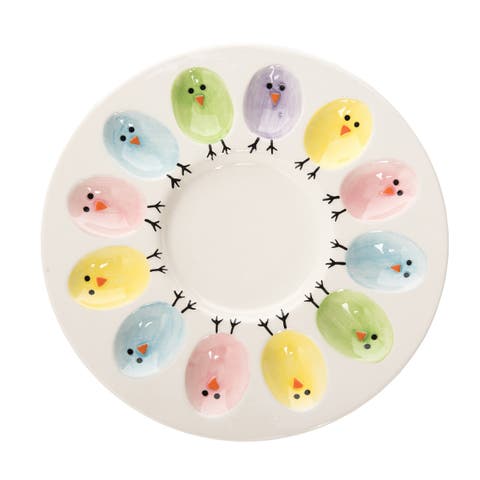 Easter Chick Egg Serving Plate