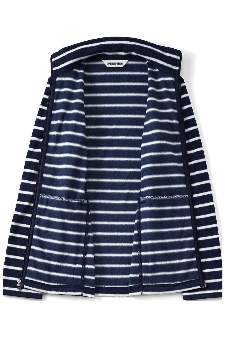 Anyweather Fleece Full Zip Jacket, Alternate, color, Deep Sea Navy/Ivory Stripe