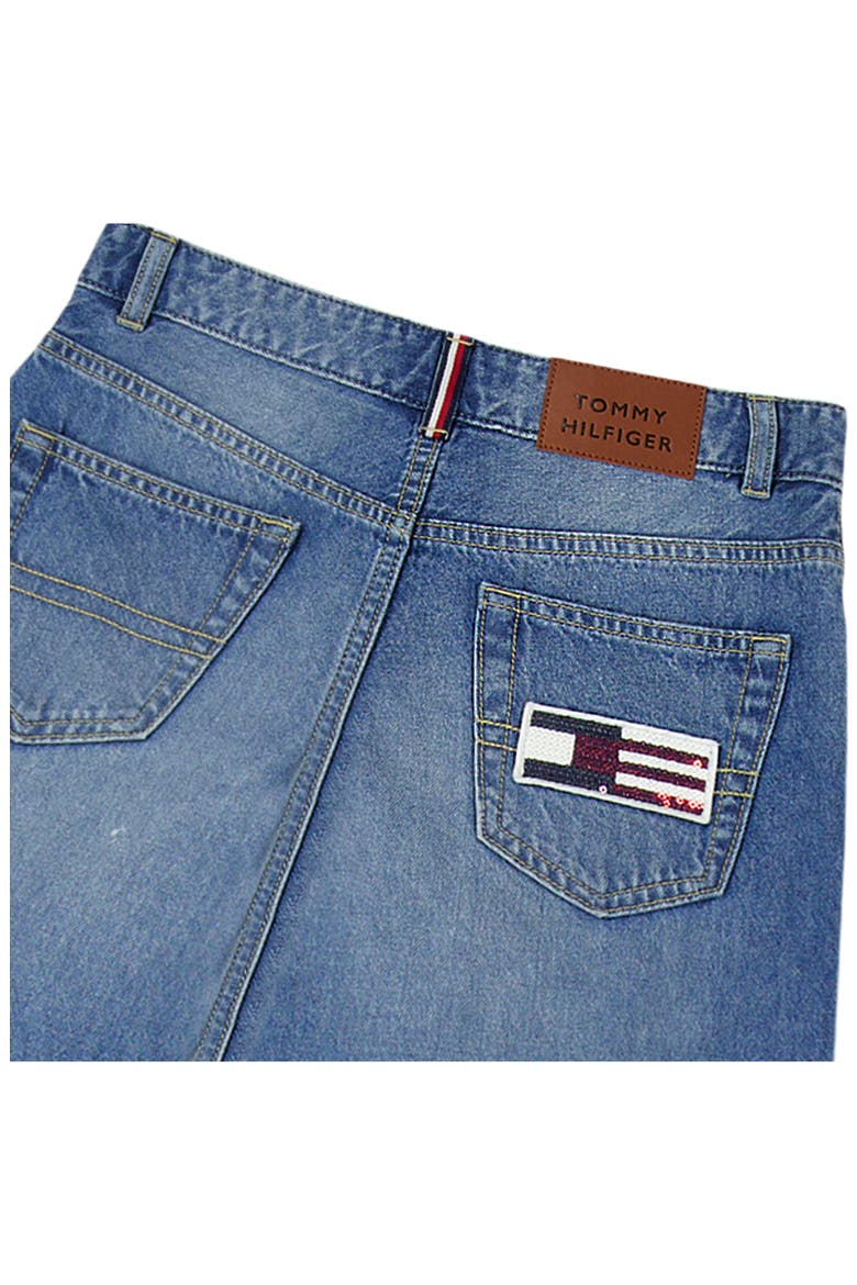 Kids' Mid Rise Wide Leg Jeans, Alternate, color, DEKALB WASH