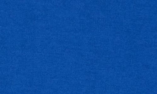 Democracy Mix Media Plissé Sleeve T-shirt In Blue