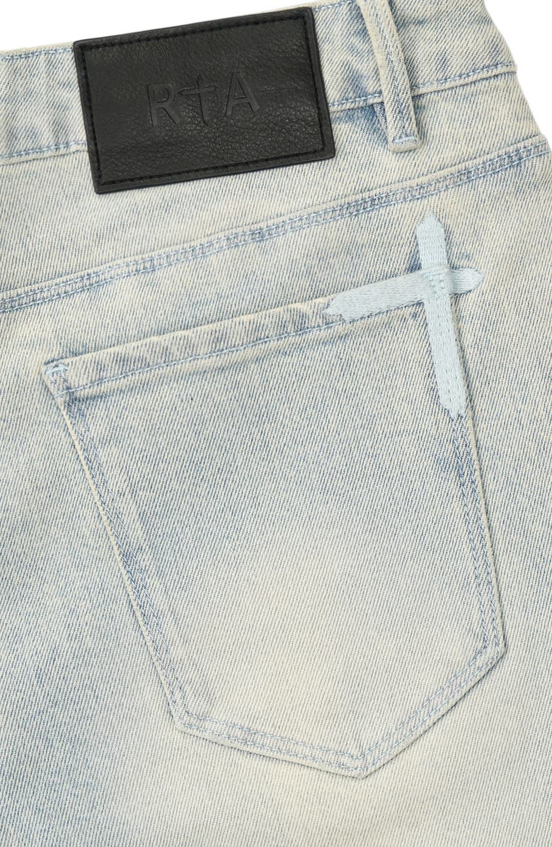 RtA Bryant Skinny Jeans, Alternate, color, Frozen Fade