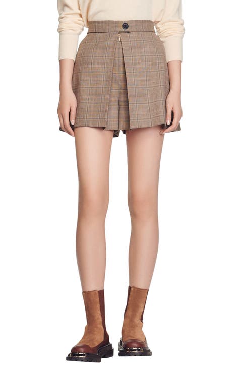 Dizzy Windowpane Plaid Skort