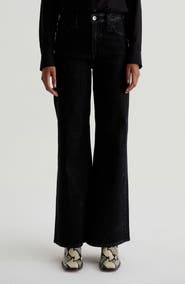 AG Saige Stripe Wide Leg Jeans