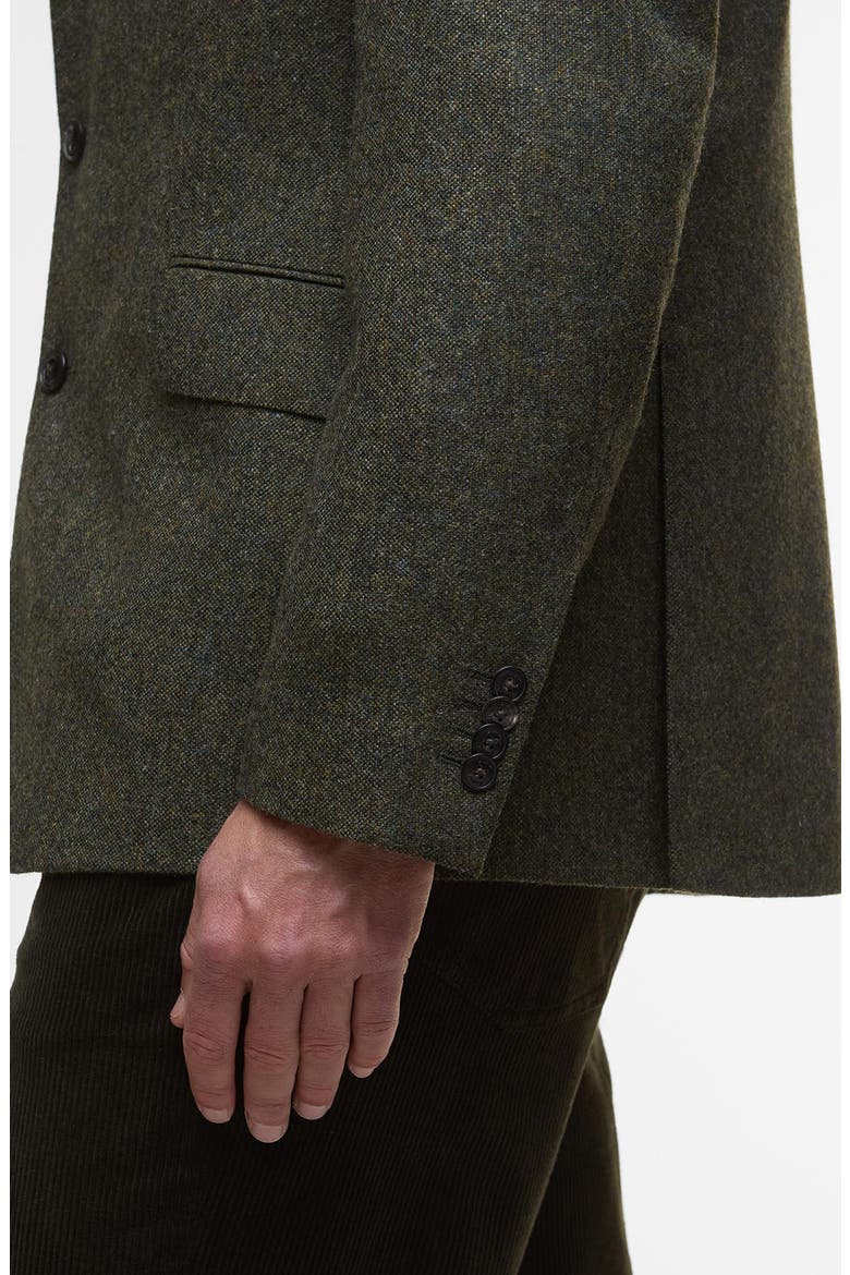 Godfrey Moons Shetland Brushed Wool Mélange Sport Coat, Alternate, color, OLIVE