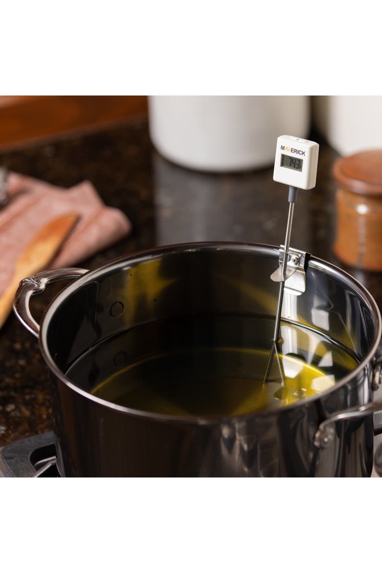 iChef Bluetooth Candy & Deep Fry Thermometer, Alternate, color, White