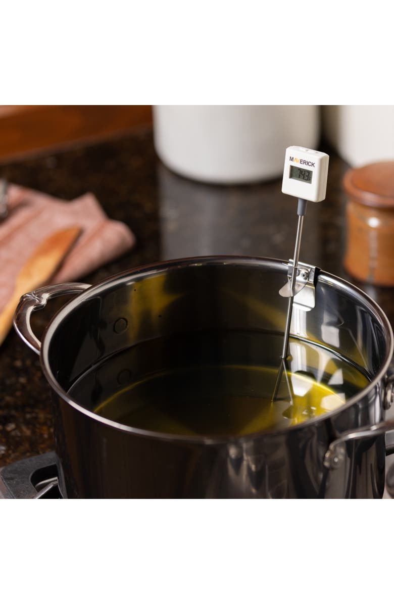 Maverick iChef Bluetooth Candy & Deep Fry Thermometer, Alternate, color, White