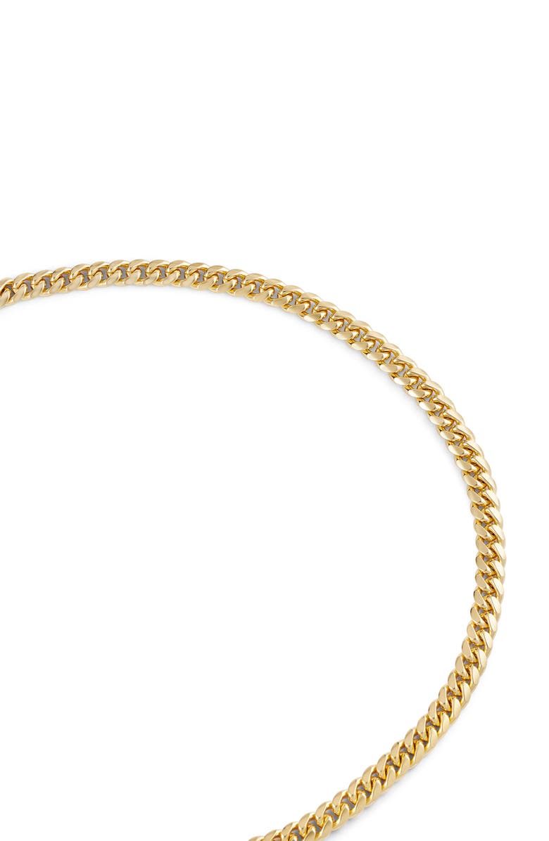 IVI Los Angeles Signore T-Bar Chain Necklace, Alternate, color, Yellow Gold