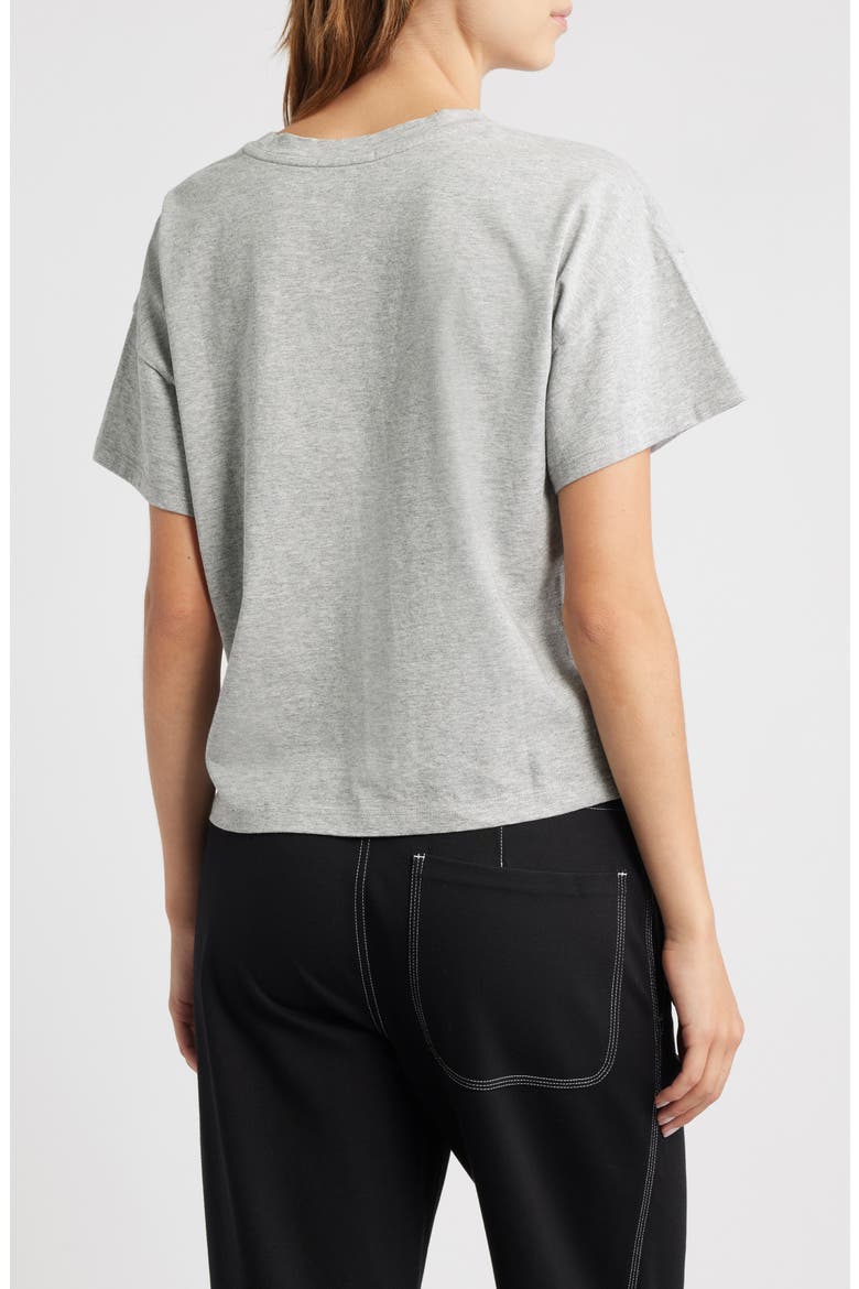 Kelley Boxy Cotton Jersey T-Shirt, Alternate, color, HEATHER GREY
