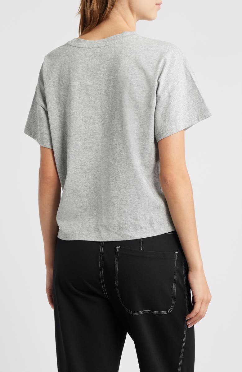 rag & bone Kelley Boxy Cotton Jersey T-Shirt, Alternate, color, Heather Grey