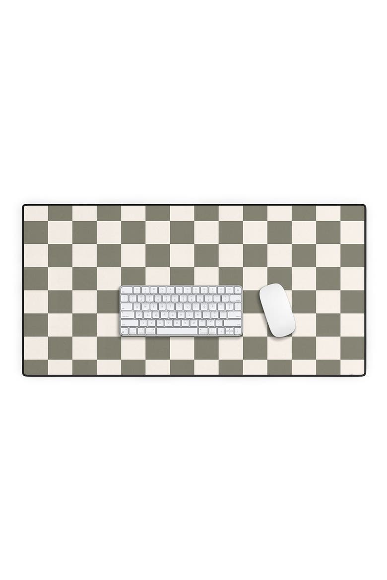 Eucalpytus Desk Mat, Alternate, color, OLIVE