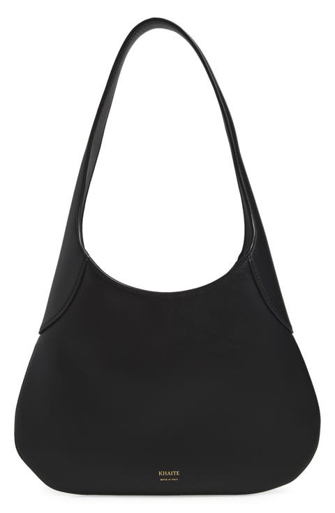 Small Joan Leather Hobo Bag
