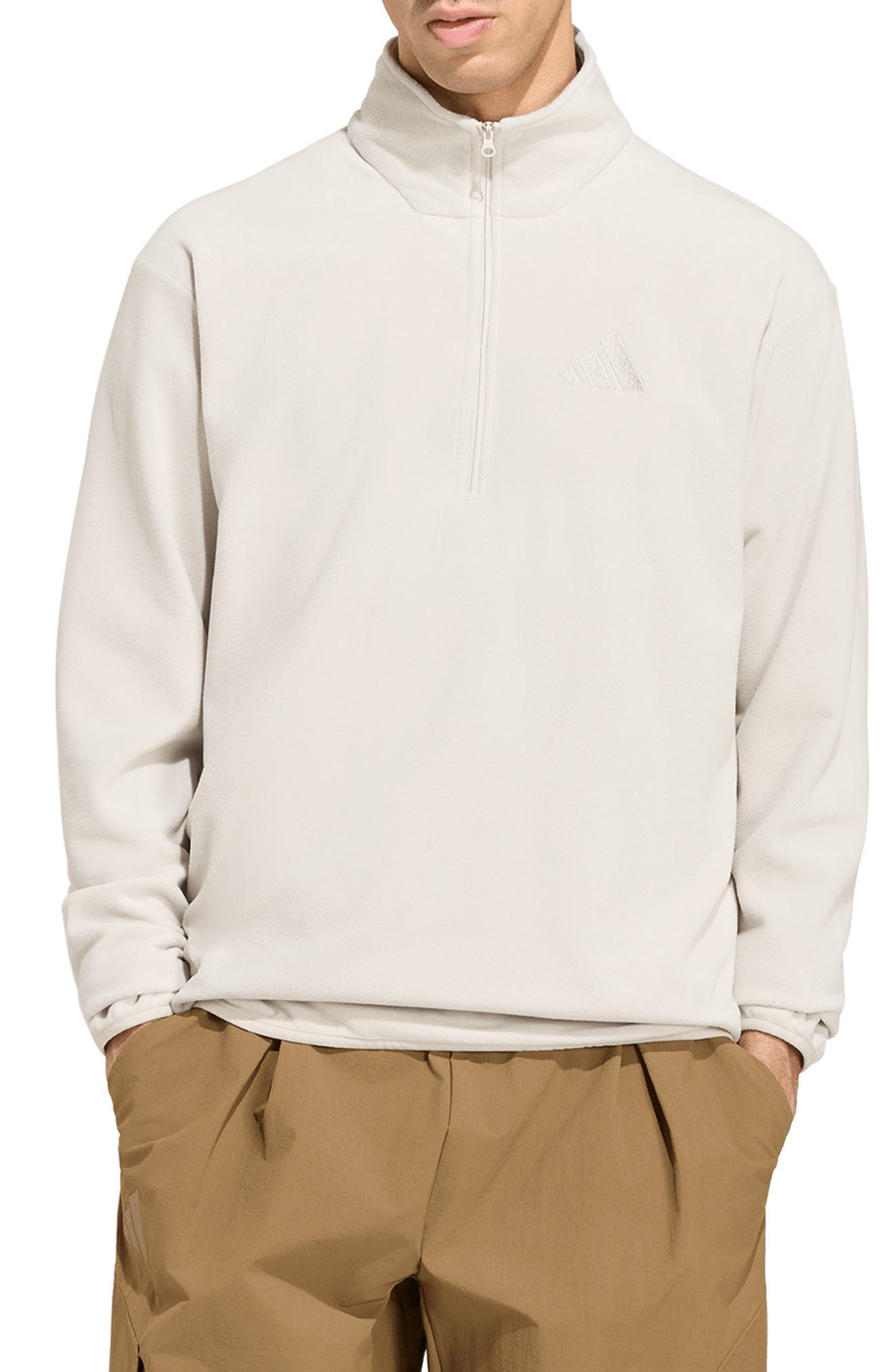 Essentials Quarter Zip Polar Fleece Pullover