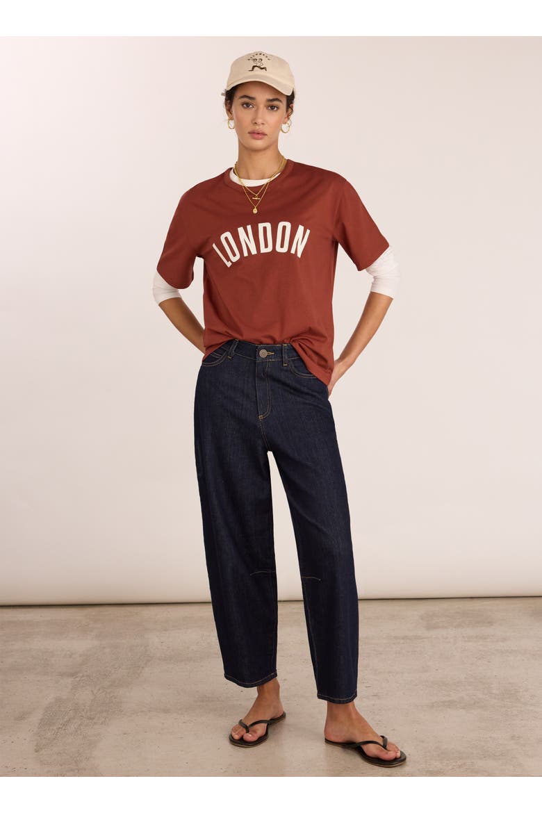 Kit London T-Shirt, Alternate, color, Terracotta