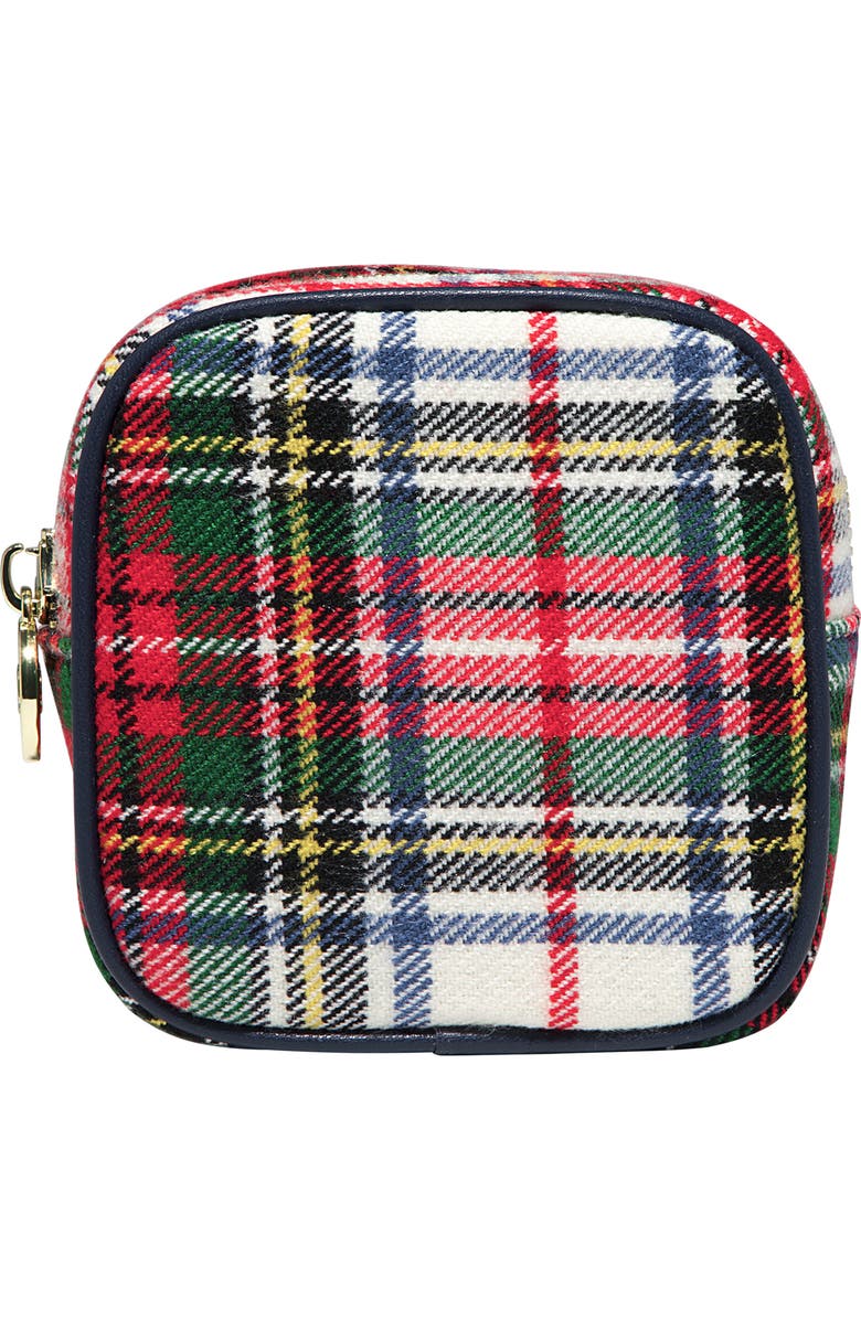 Stoney Clover Lane Mini Plaid Pouch, Main, color, Plaid