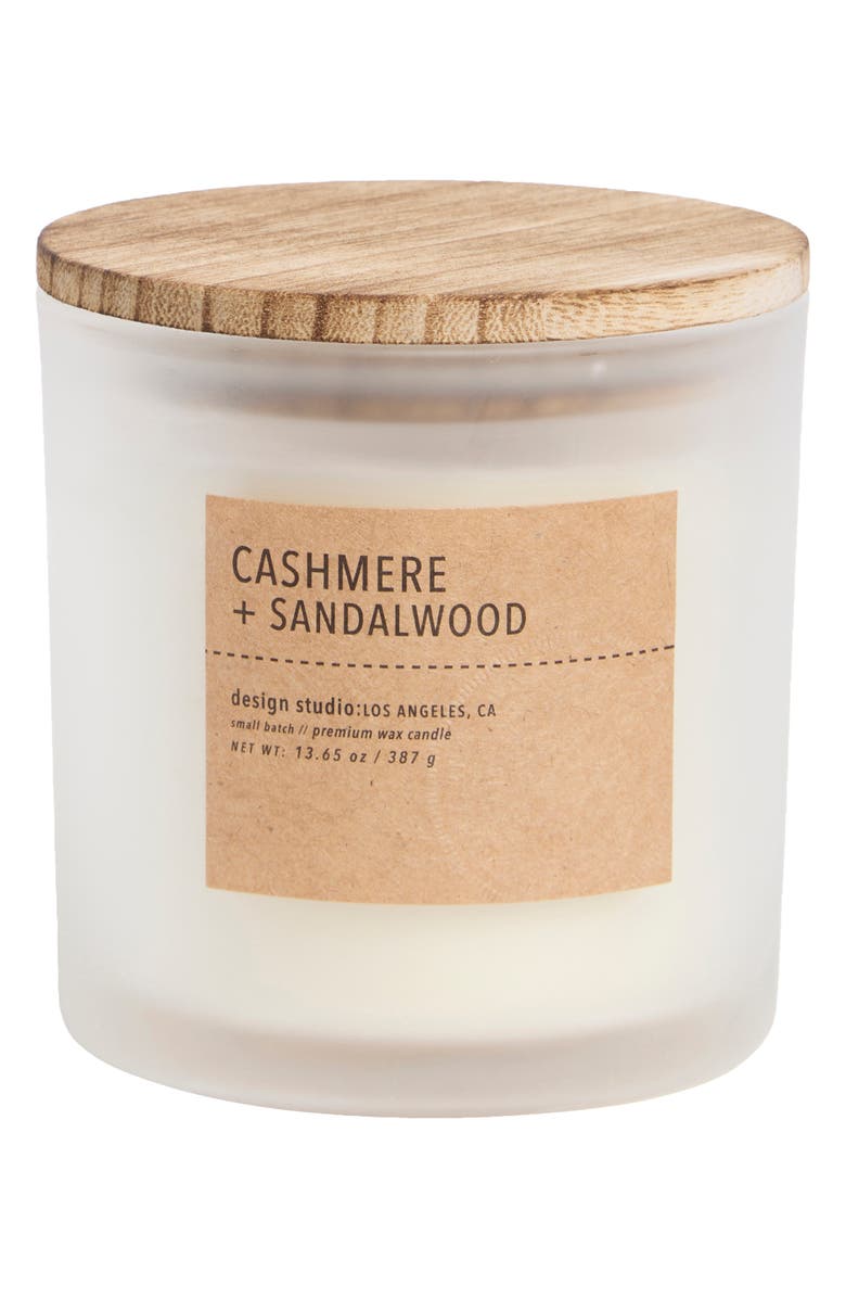 PORTOFINO CANDLES Cashmere & Sandalwood Jar Candle, Main, color,