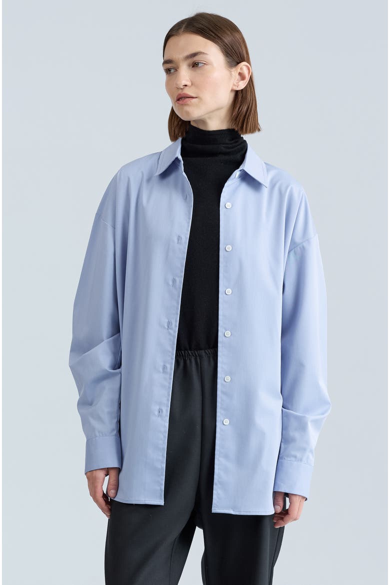Oversized Shirt, Main, color, Periwinkle Blue