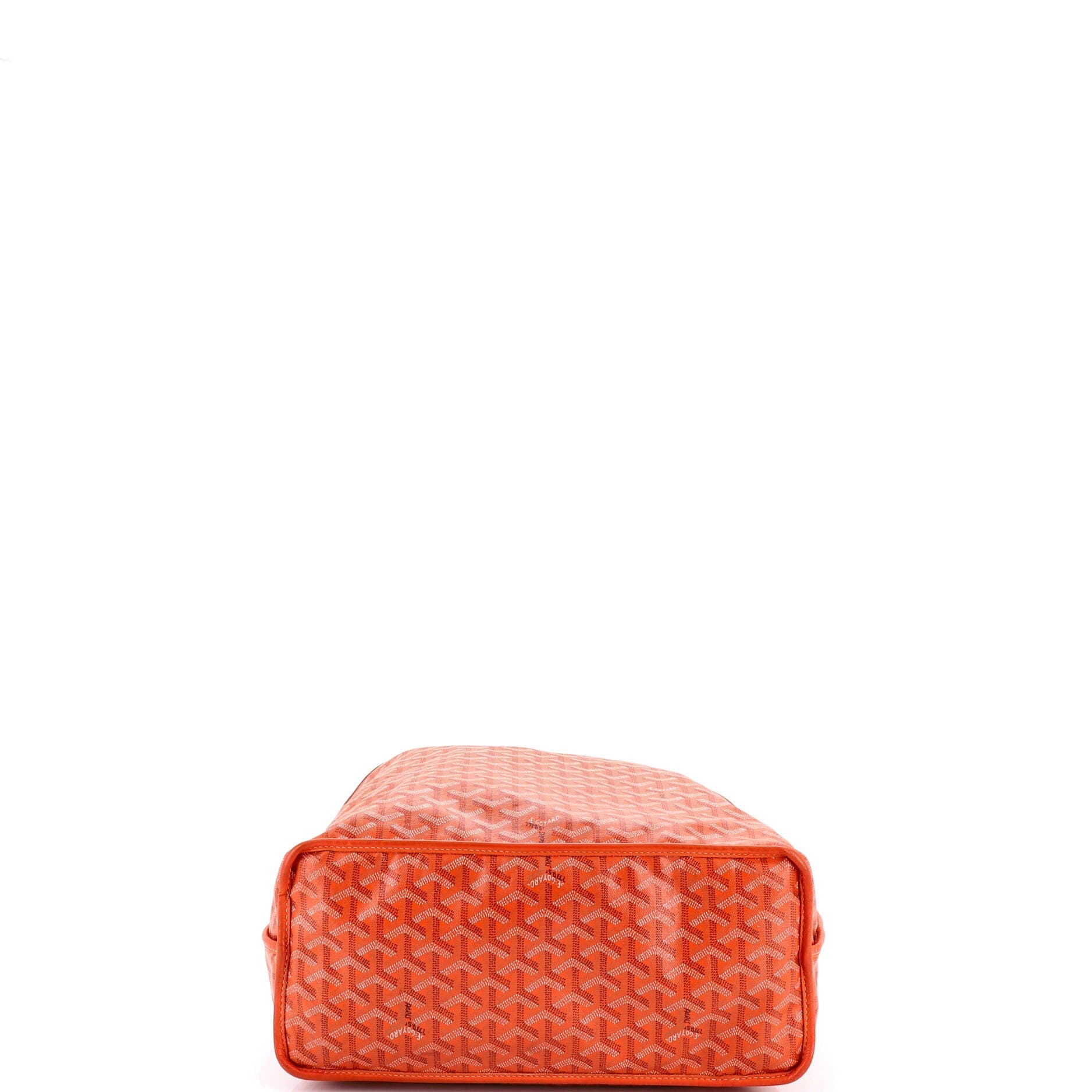 Pre-Owned Goyard Anjou Reversible Tote Coated Canvas PM, Alternate, color, White