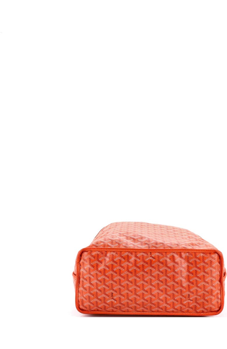 Pre-Owned Goyard Anjou Reversible Tote Coated Canvas PM, Alternate, color, White