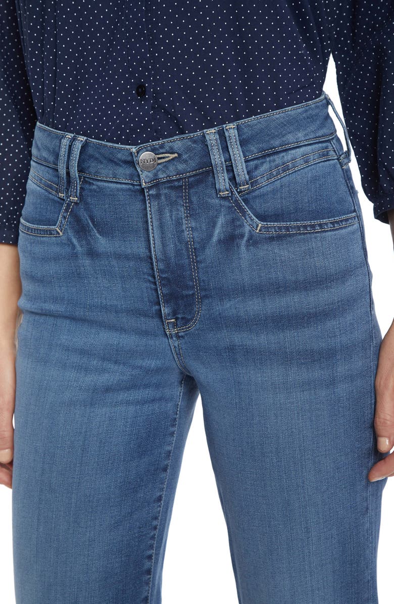 NYDJ High Waist Ankle Relaxed Straight Leg Jeans, Alternate, color, 
