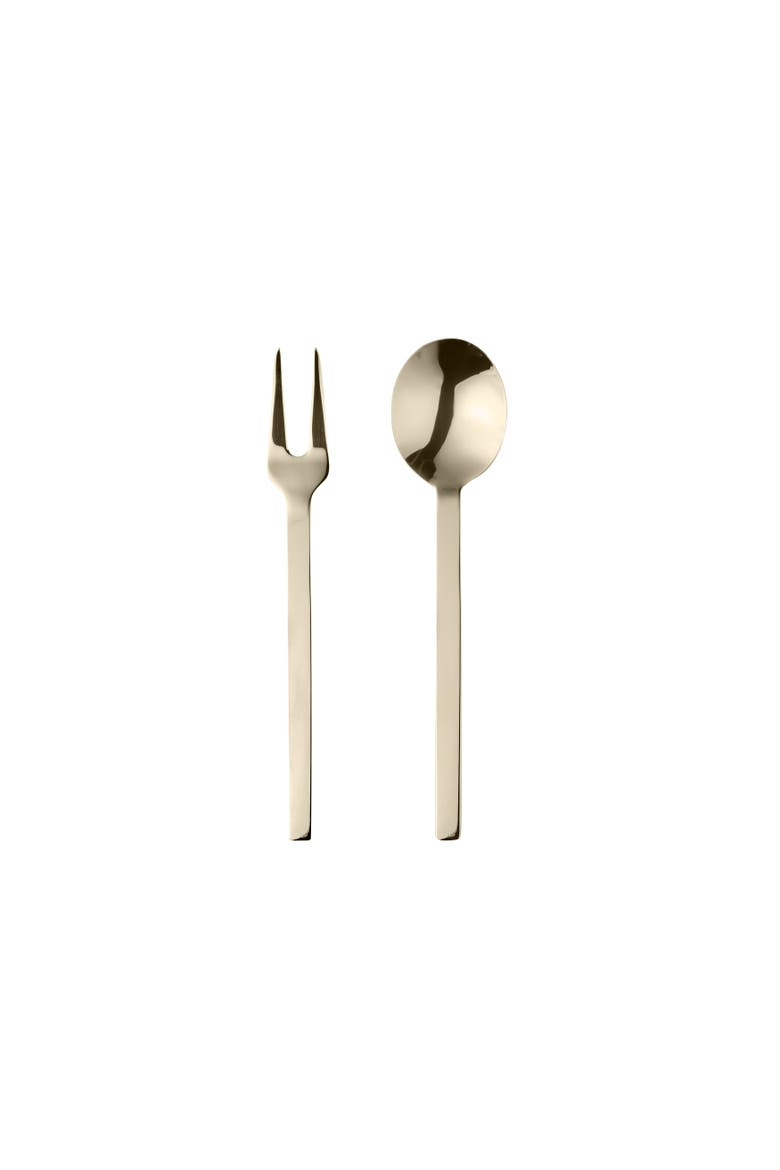 Stile By Pininfarina Serving Set - 2 Pieces, Main, color, Champagne