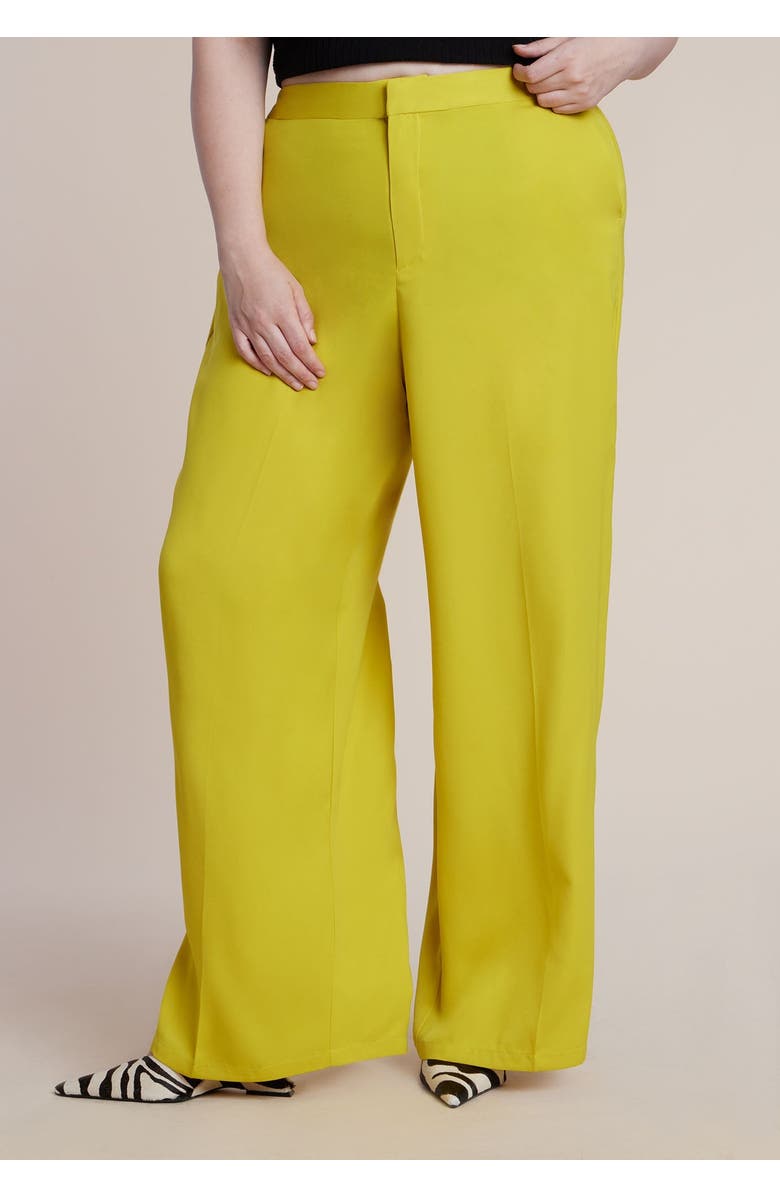 ELOQUII Wide Leg Trouser, Main, color, Wine