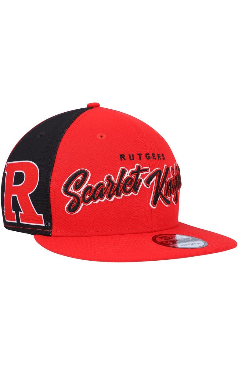 New Era Men's New Era Scarlet Rutgers Scarlet Knights Outright 9FIFTY Snapback Hat, Main, color, Scarlet